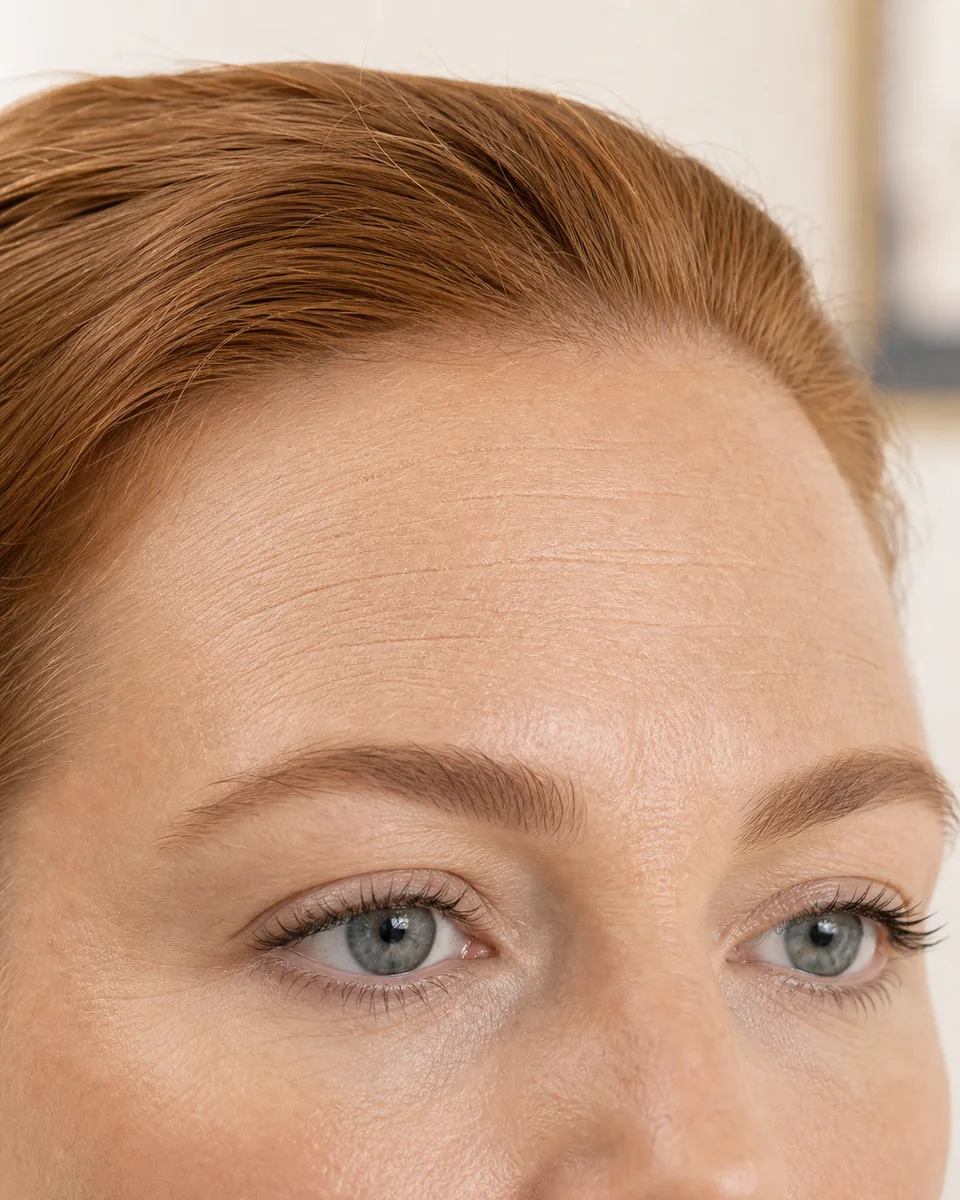 Make-up setzt sich ab bei InfinitGlow Med Berlin