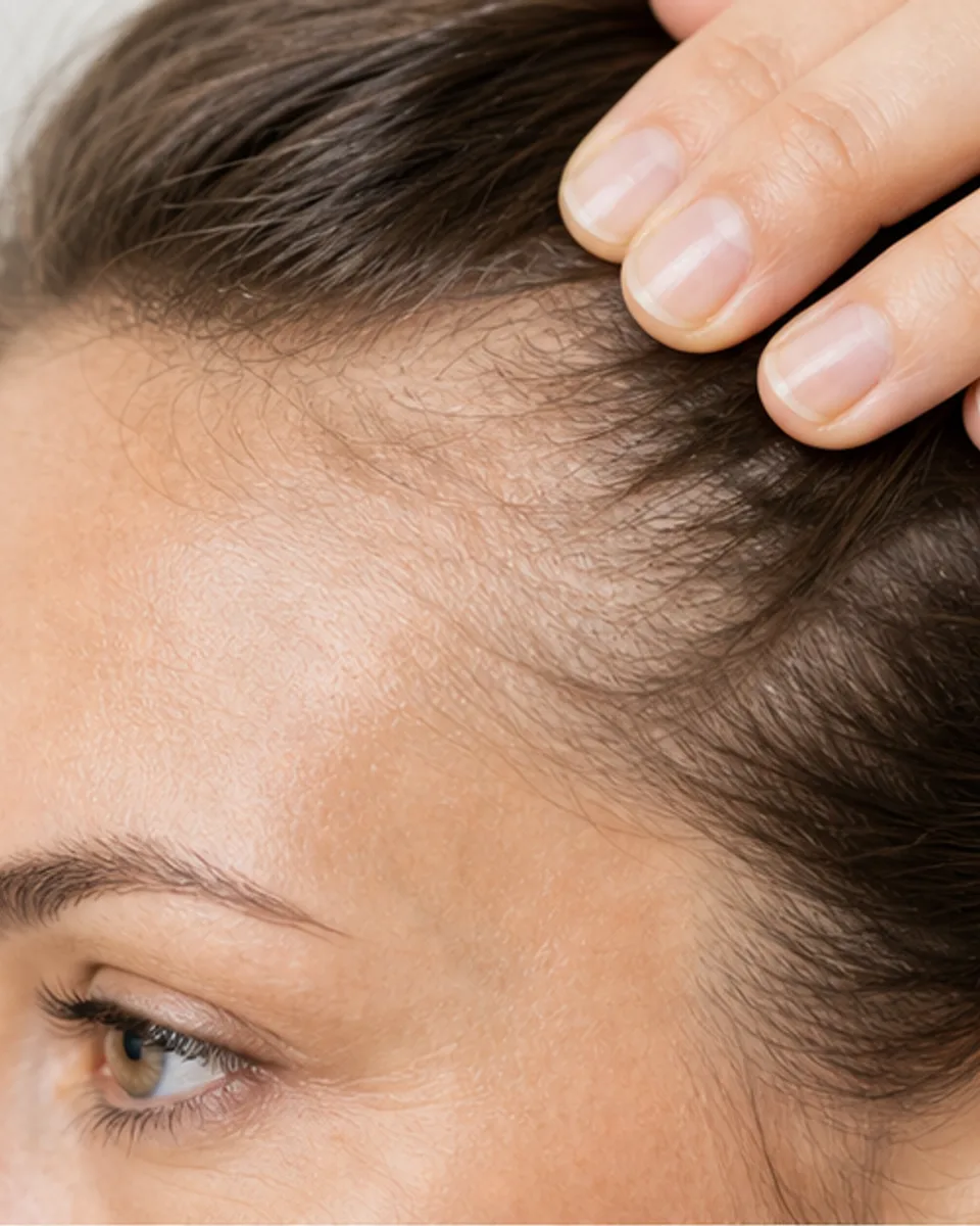 Zurückweichende Haarlinie bei InfinitGlow Med Berlin