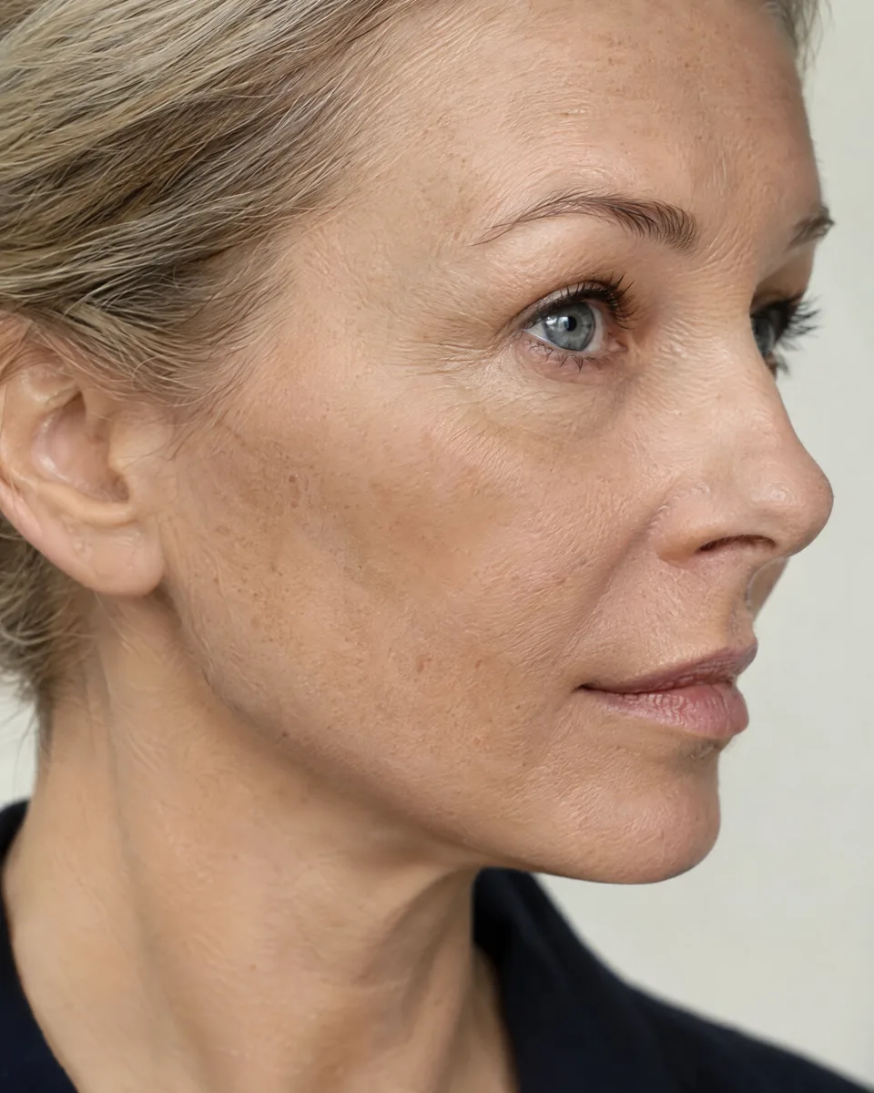Abgeflachte Wangen bei InfinitGlow Med Berlin